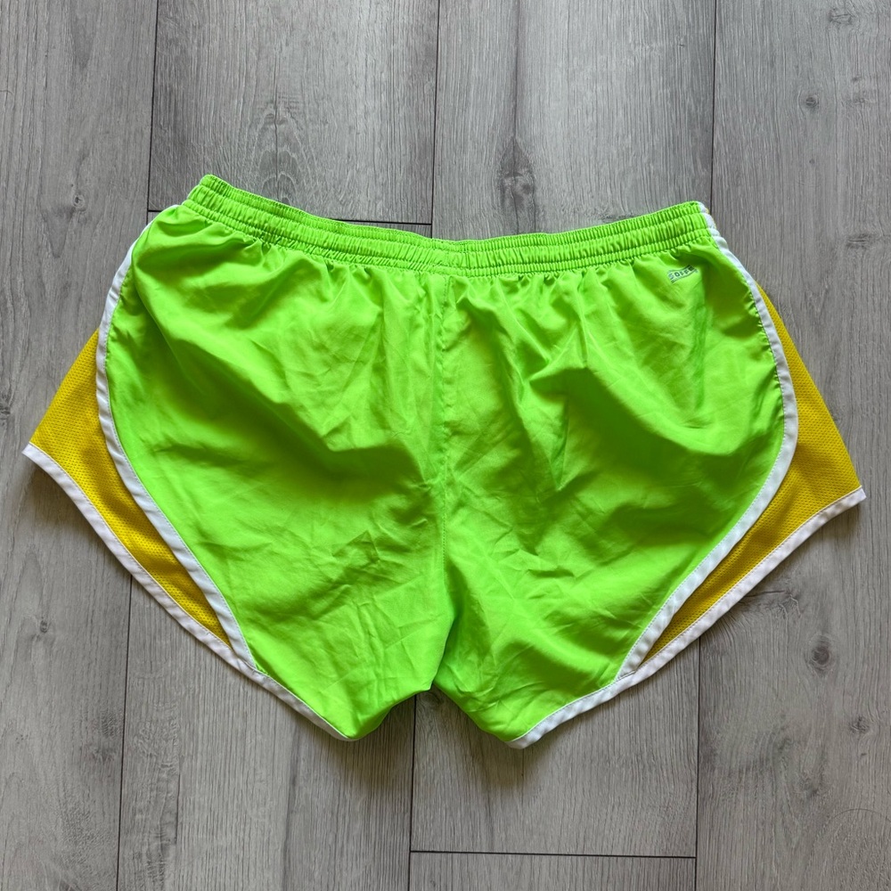 Soffe Women's Neon Athletic Shorts with Iowa Hawkeye Logo - Size M - Picture 3 of 5